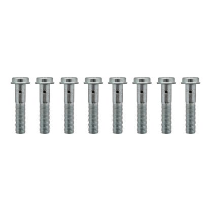 TrackTech Set Of 8 Fuel Injector Return Banjo Bolts for 2001-2004 6.6L Chevrolet Duramax LB7