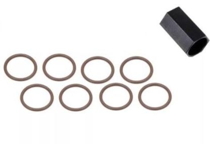 High Pressure Oil Rail Ball Tube Seals + Tool for 2004-2010 6.0L Ford Powerstroke