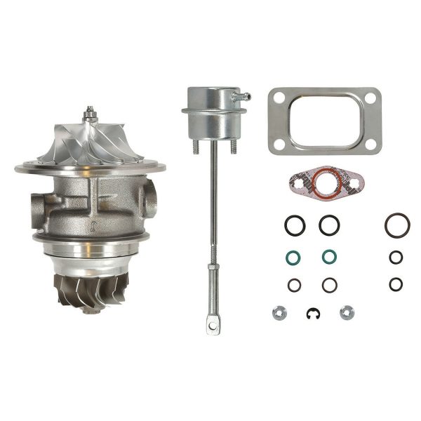 HY35W Turbo Rebuild Kit Billet CHRA Wastegate Actuator For 03-04 5.9L ISB Dodge Ram Cummins Diesel