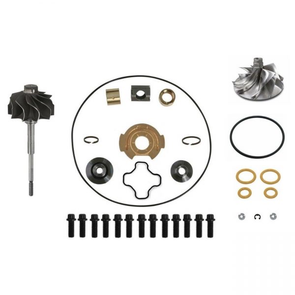 GTP38 Turbo Rebuild Kit Billet Compressor Wheel Turbine Shaft For 99-03 7.3L Ford Powerstroke Diesel