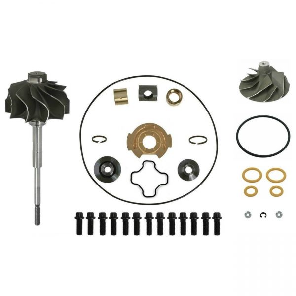 GTP38 Turbo Rebuild Kit Cast Compressor Wheel Turbine Shaft For 99-03 7.3L Ford Powerstroke Diesel