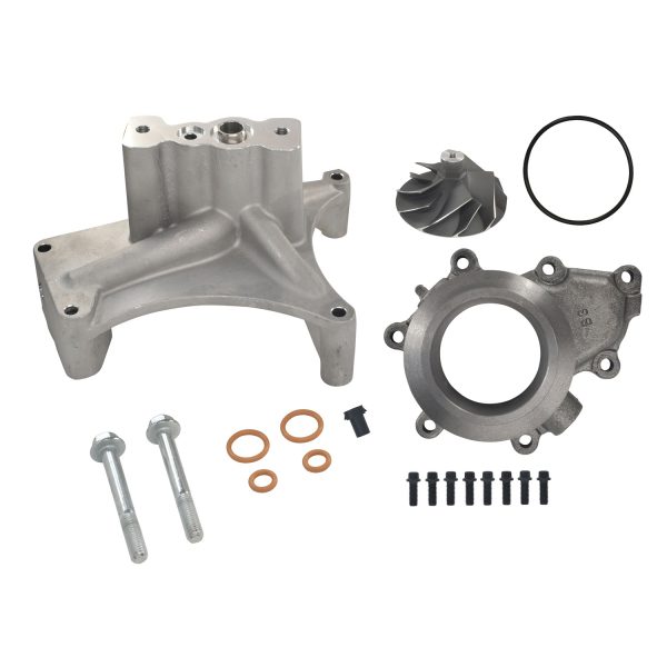 GTP38 Turbocharger Pedestal EBP Delete Kit 5+5 Cast Compressor Wheel For 99.5-03 7.3L Ford Powerstroke Diesel