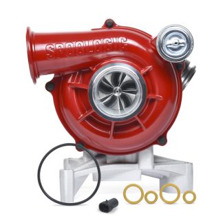 SPOOLOGIC Stage 1 Performance Turbocharger for 1999.5-2003 7.3L Ford Powerstroke - Red - SL-100-009-R