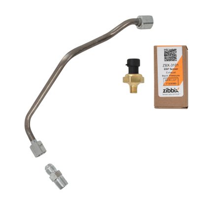 Zibbix EBP Exhaust Back Pressure Sensor Tube Kit for 2003-2004 6.0L Ford Powerstroke