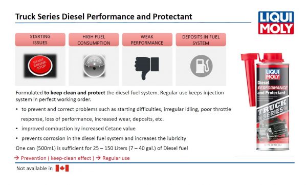 Truck Series Diesel Performance and Protectant (500ml) - Liqui Moly LM20254 - Image 3