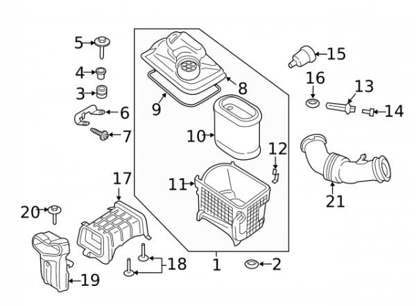 Motorcraft Fuel Door Screw - W505414-S439 - Image 2