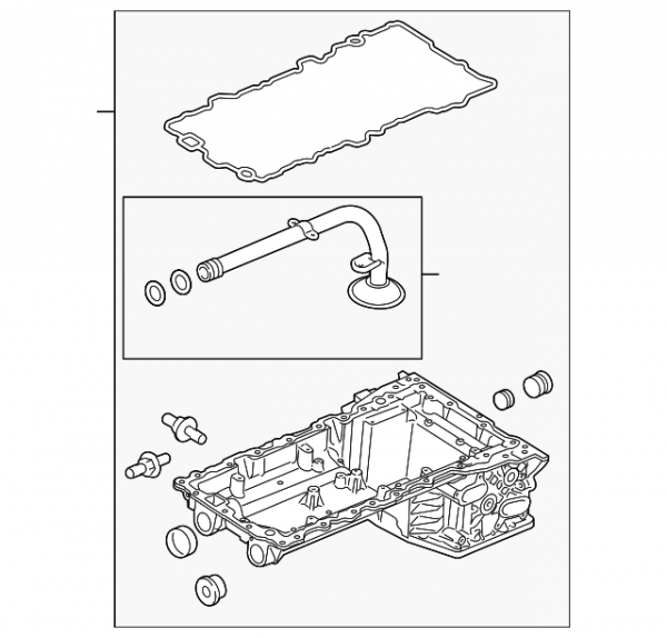 Motorcraft Oil Pan Assembly Upper - DC3Z-6675-C - Image 2