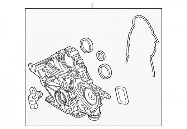 Motorcraft Front Cover - HC3Z-6019-A