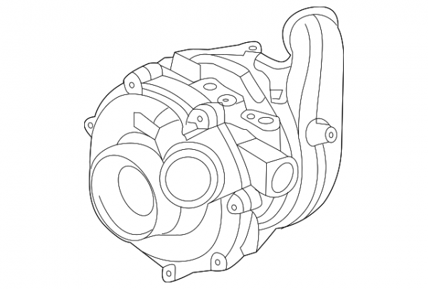 Motorcraft Turbocharger - HC3Z-6K682-A