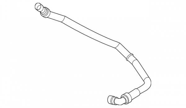 Motorcraft Transmission Oil Cooler Coolant Hose Left - HC3Z-7G071-A