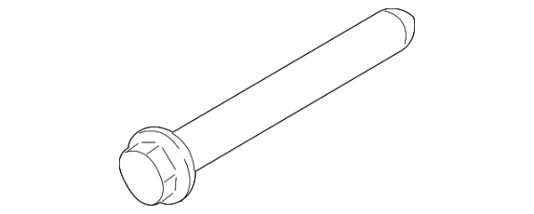 Motorcraft Engine Mount Bracket Bolt - W718444-S439