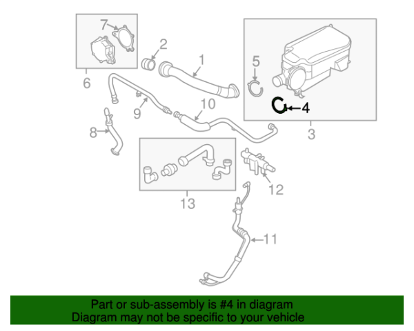 Motorcraft Air Oil Separator Gasket - BC3Z-6A632-A - Image 2