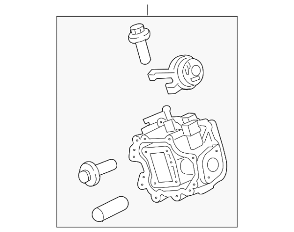 Motorcraft EGR Valve Housing Assembly With Cooler - DC3Z-9U433-A