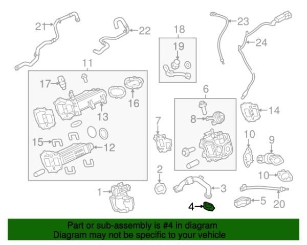 Motorcraft EGR Tube Gasket - HC3Z-9E464-A - Image 2