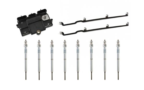 ACDelco Glow Plug / Module Kit for 2001-2004 6.6L Chevrolet Duramax LB7 (California Emissions)