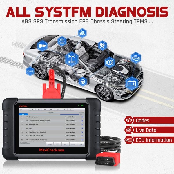 MaxiCheck MX808 OBDII Scanner - AUTEL MX808 - Image 5