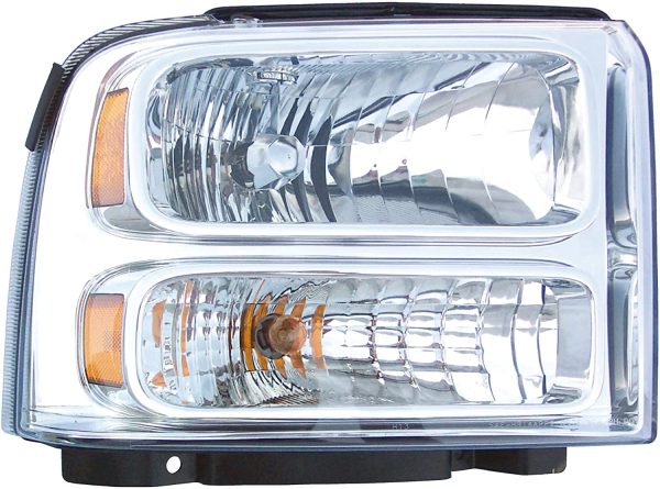 Headlight Assembly (Jeweled Design) for 2005-2007 6.0L Ford Powerstroke - Image 2