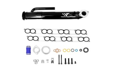 TrackTech Round EGR Cooler Kit For 2003-2004 6.0L Ford Powerstroke