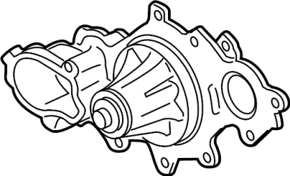 Motorcraft Water Pump for 2018-2021 3.0L Ford Powerstroke