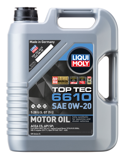 0W-20 TOP TEC 6610 Engine Oil (5 Liter) - Liqui Moly LM22190