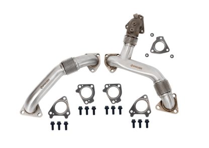 SPOOLOGIC Heavy Duty Upgraded 304SS Up-Pipe Kit For 2011-2016 6.6L Chevrolet Duramax LML