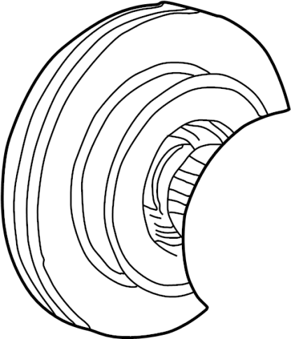 Motorcraft Disc Brake Rotor Front for 1999-2004 7.3L 6.0L Ford Powerstroke