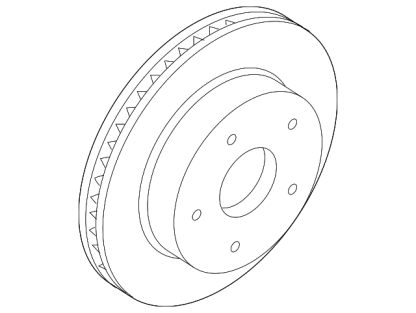 Mopar Disc Brake Rotor Front - 68237063AB