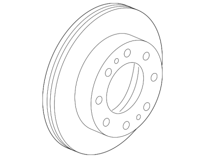 ACDelco Disc Brake Rotor Front for 2001-2022 6.6L Chevrolet Duramax LB7 LLY LBZ LMM LWN Express Savana