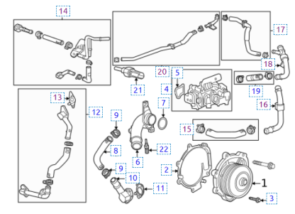 ACDelco Engine Coolant Flow Control Valve for 2020-2023 3.0L Chevrolet Duramax LM2 LZ0 - Image 2