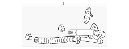 MOPAR Turbo Oil Water Feed Tube - 68487030AA