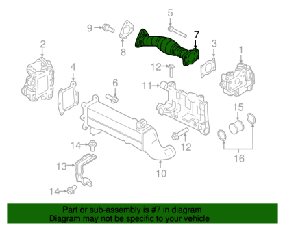 NISSAN EGR Tube - Image 2