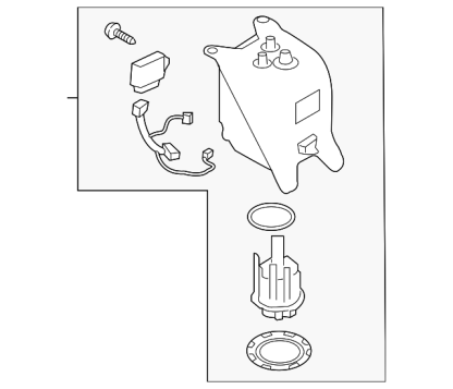 NISSAN Diesel Exhaust Fluid DEF Tank