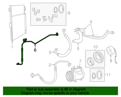 MOPAR AC Liquid Line - 68161181AB