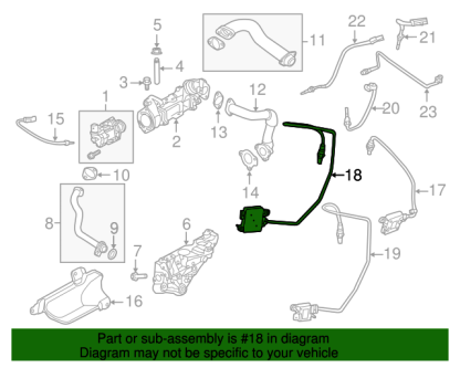 MOPAR Nitrogen Oxide NOx Sensor - 68249511AB - Image 2