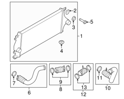 NISSAN Intercooler Hose Air Tube - Image 2