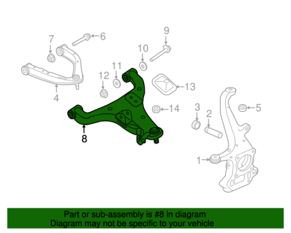 NISSAN Control Arm Lower Front Right