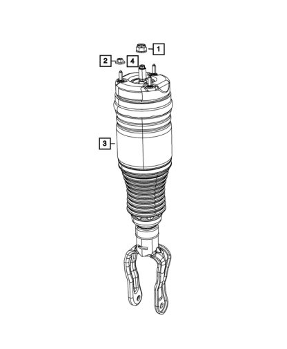 MOPAR Air Strut Front Left - 68231883AC