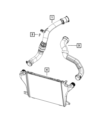 MOPAR Charge Air Cooler Duct - 68283407AC