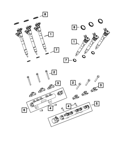 MOPAR Fuel Injector - 68490022AA