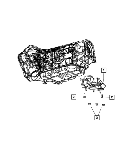 MOPAR Transmission Mount for 2008-2024 6.7L Dodge Cummins 24V