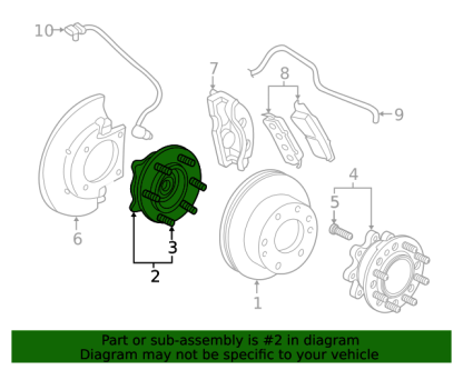 ACDelco Wheel Bearing Front for 2018-2022 2.8L Express Savana LWN