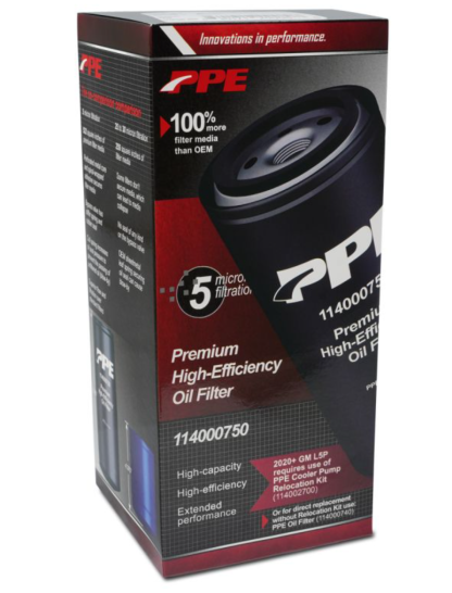 PPE Premium High-Efficiency Oversized Oil Filter for 2020-2024 6.6L Chevrolet Duramax L5P - Image 2