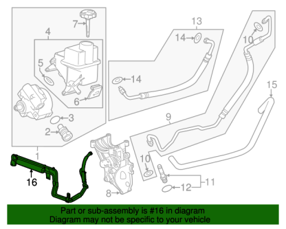 ACDelco Power Steering Cooler for 2017-2019 6.6L Chevrolet Duramax L5P