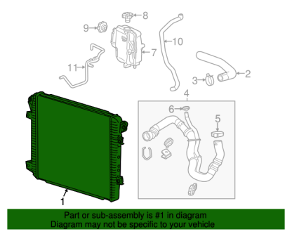 ACDelco Radiator for 2017-2019 6.6L Chevrolet Duramax L5P - Image 2