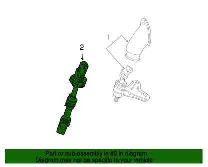 ACDelco Steering Shaft Lower for 2015-2022 6.6L 2.8L Express Savana LGH LWN - Image 2