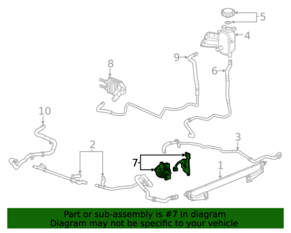 ACDelco Auxiliary Coolant Pump for 2020-2024 6.6L Chevrolet Duramax L5P - Image 2