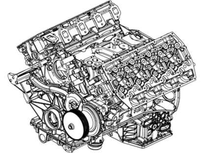 Motorcraft Engine Assembly - JC3Z6006B