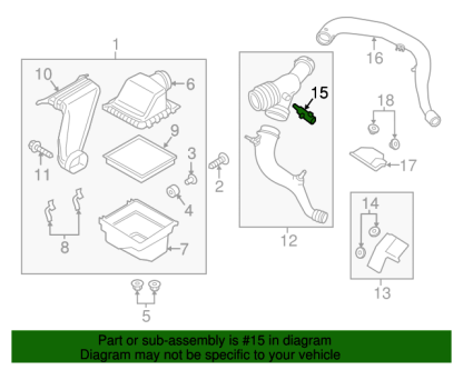 Motorcraft Air Charge Temperature Sensor - DS7Z12A697A - Image 2