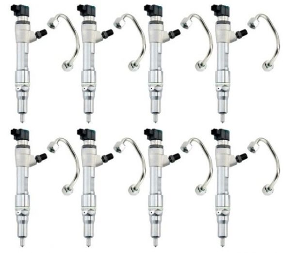 Alliant Power Set Of 8 Remanufactured Fuel Injectors Nozzle Piezo For 08-10 6.4L Ford Powerstroke Diesel